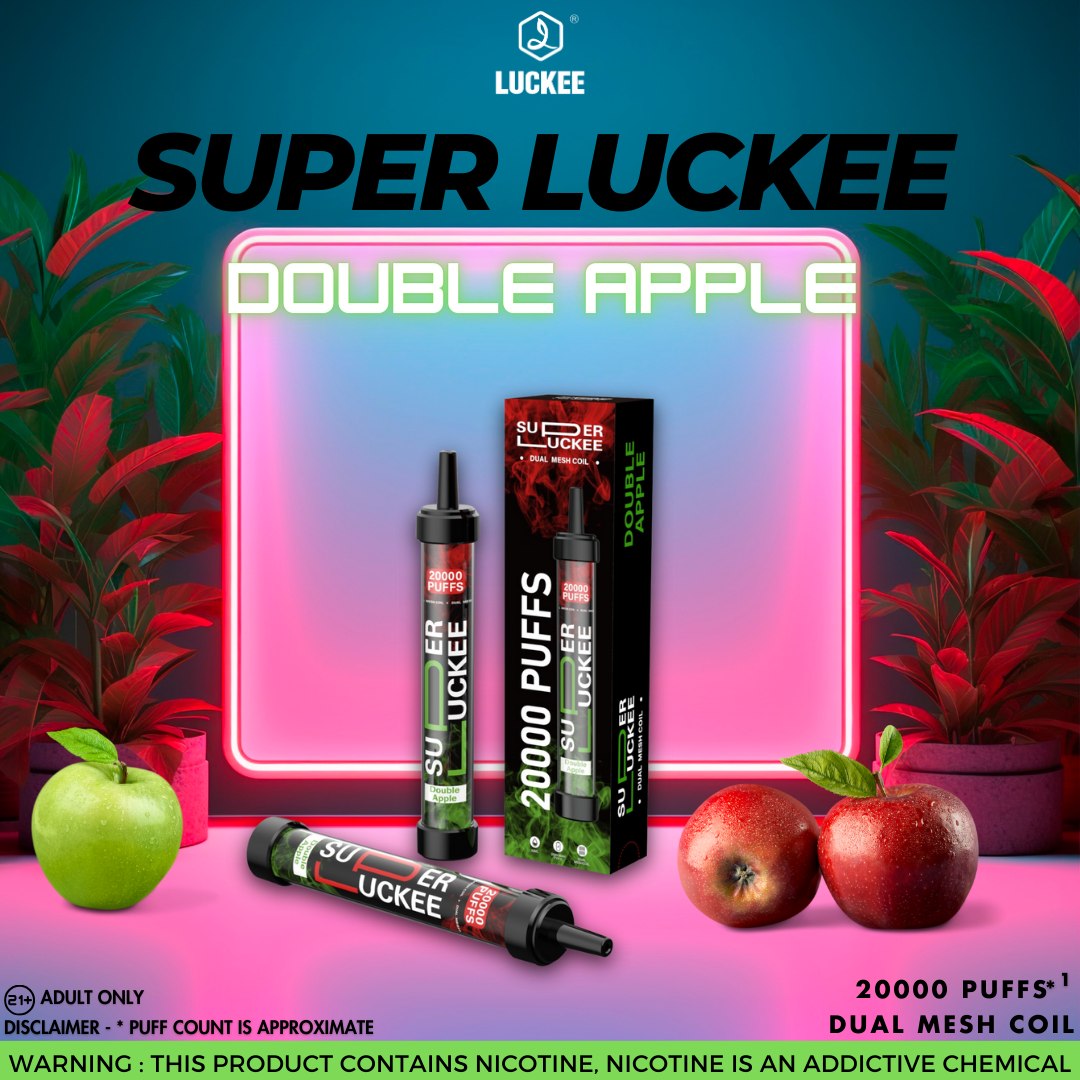 Super Luckee 20000 Disposable Vape DOUBLE APPLE