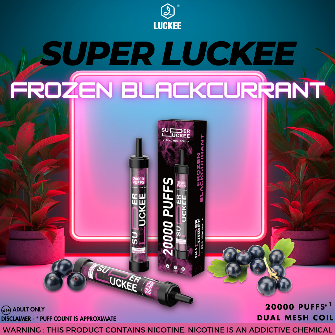 Super Luckee 20000 Disposable Vape FROZEN BLACKCURRANT
