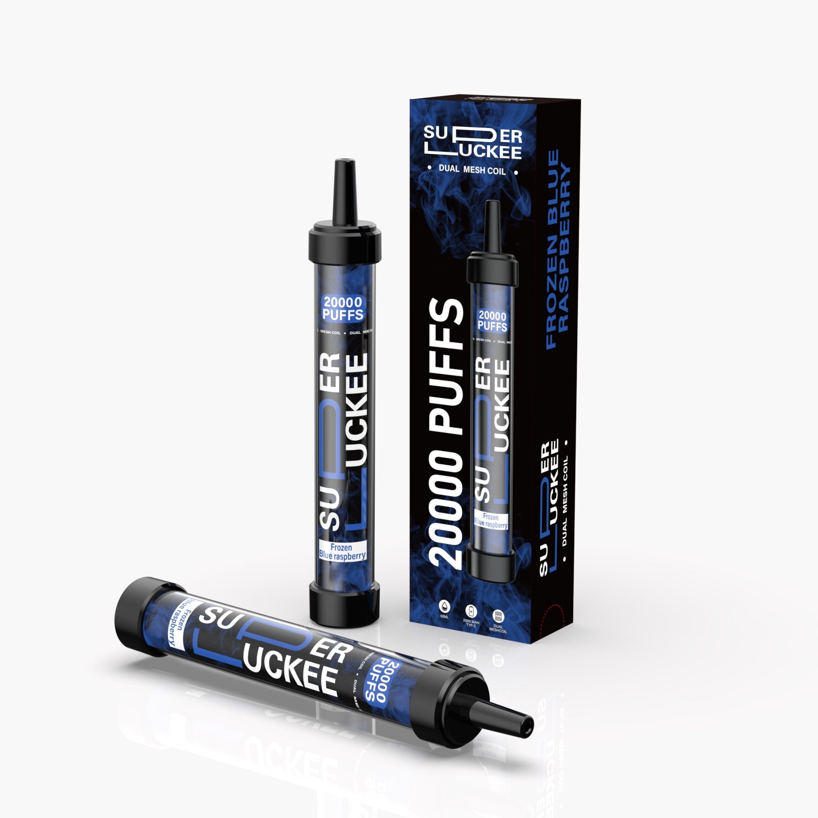 Super Luckee 20000 Disposable Vape FROZEN BLUE RASPBERRY middlevape.com Super Luckee 20000 Disposable Vape FROZEN BLUE RASPBERRY middlevape.com