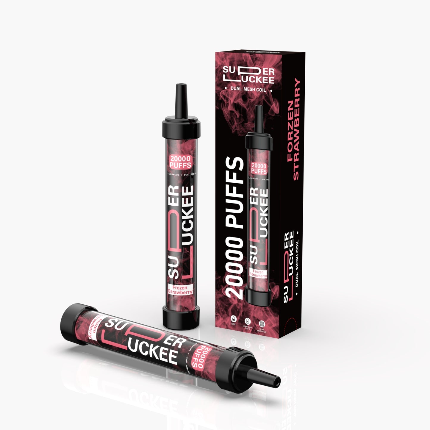 Super Luckee 20000 Disposable Vape FROZEN STRAWBERRY