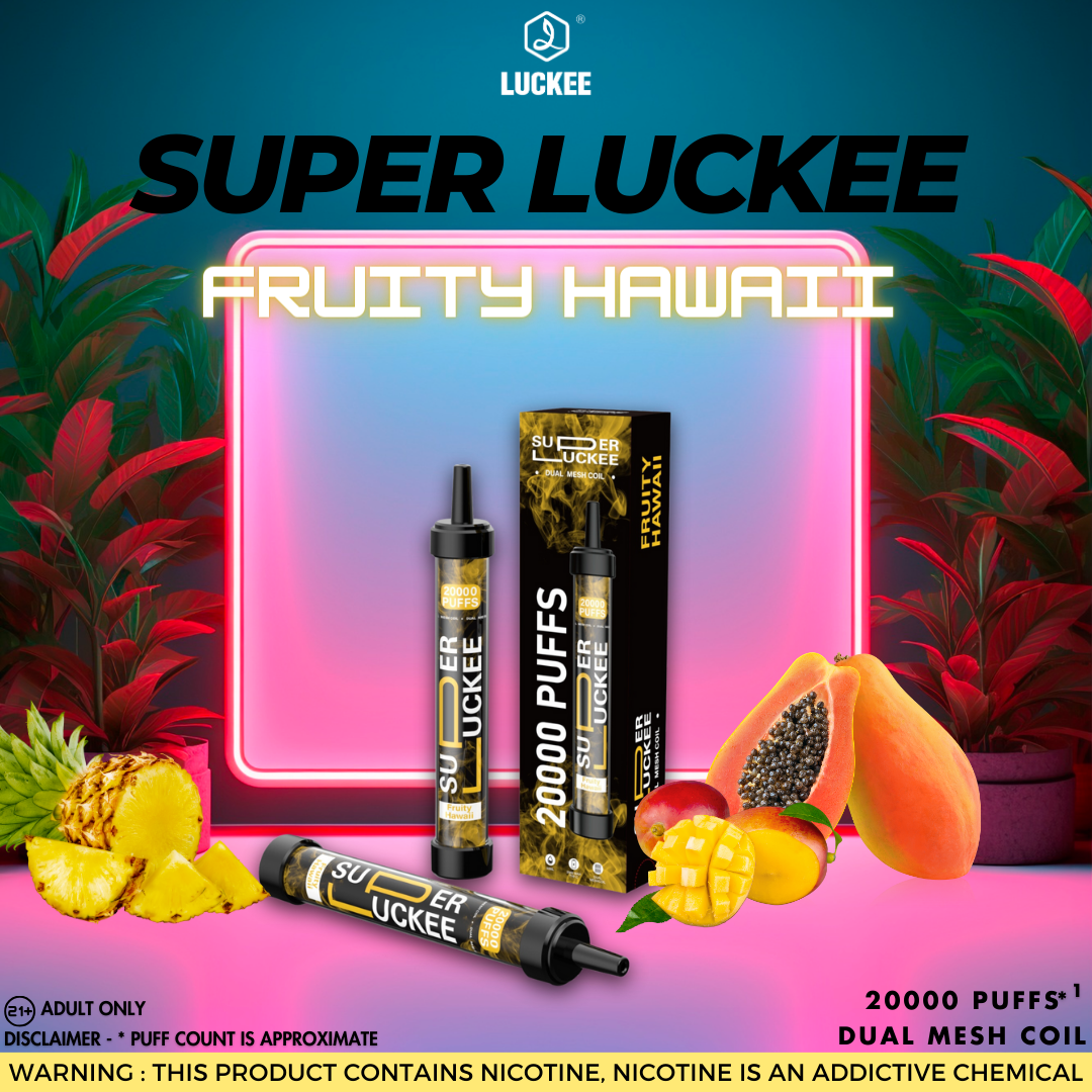Super Luckee 20000 Disposable Vape FRUITY HAWAII