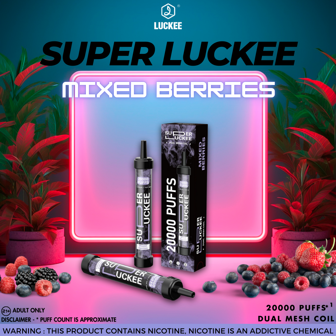 Super Luckee 20000 Disposable Vape MIXED BERRIES