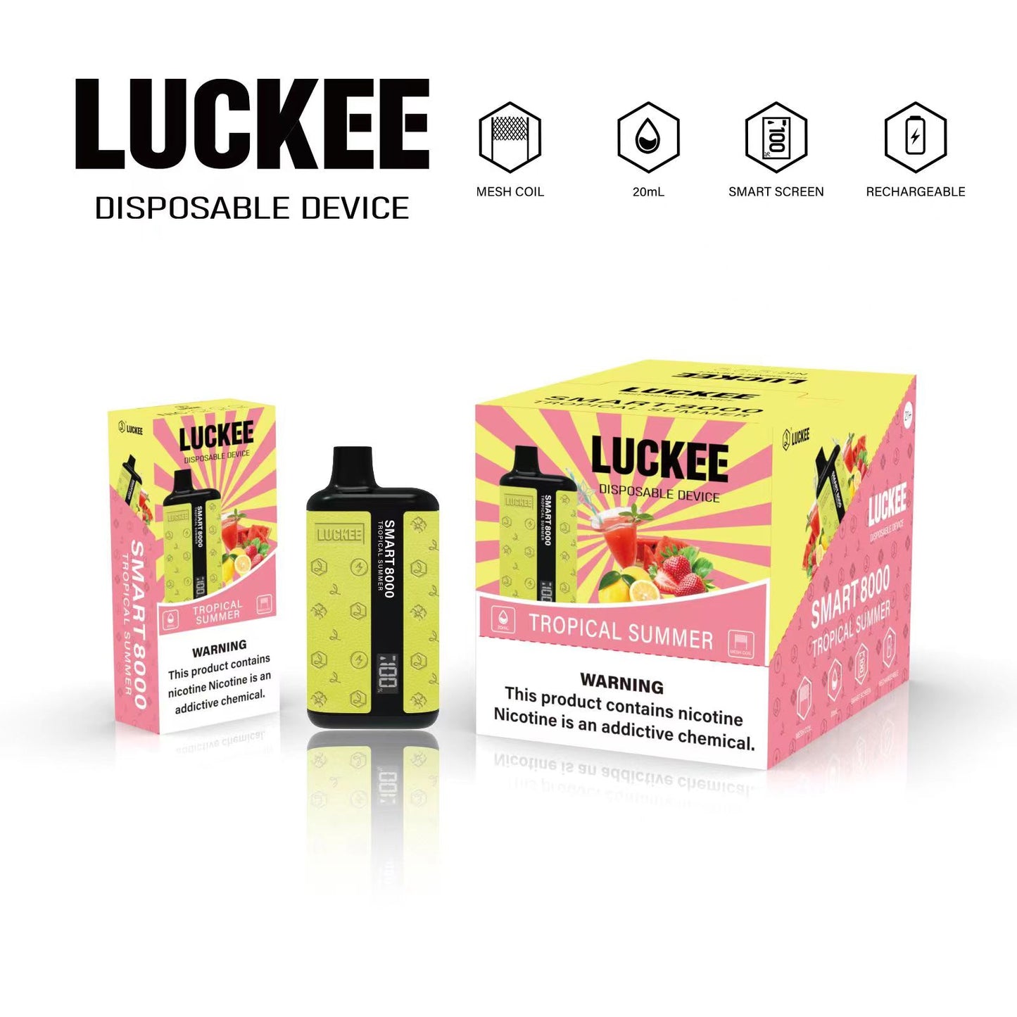Smart Screen 8000 Disposable Vape TROPICAL SUMMER