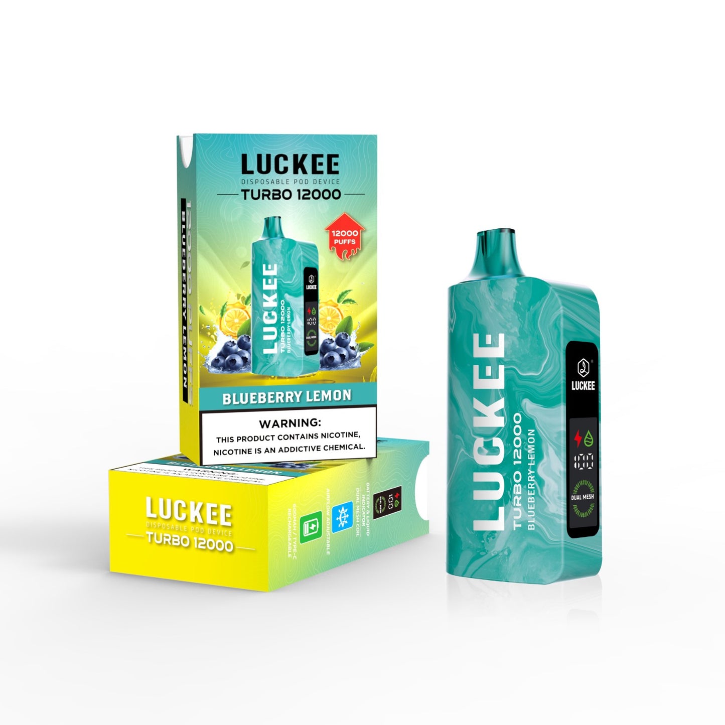 VAPROMA TURBO 12000 Disposable Vape Blueberry Lemon