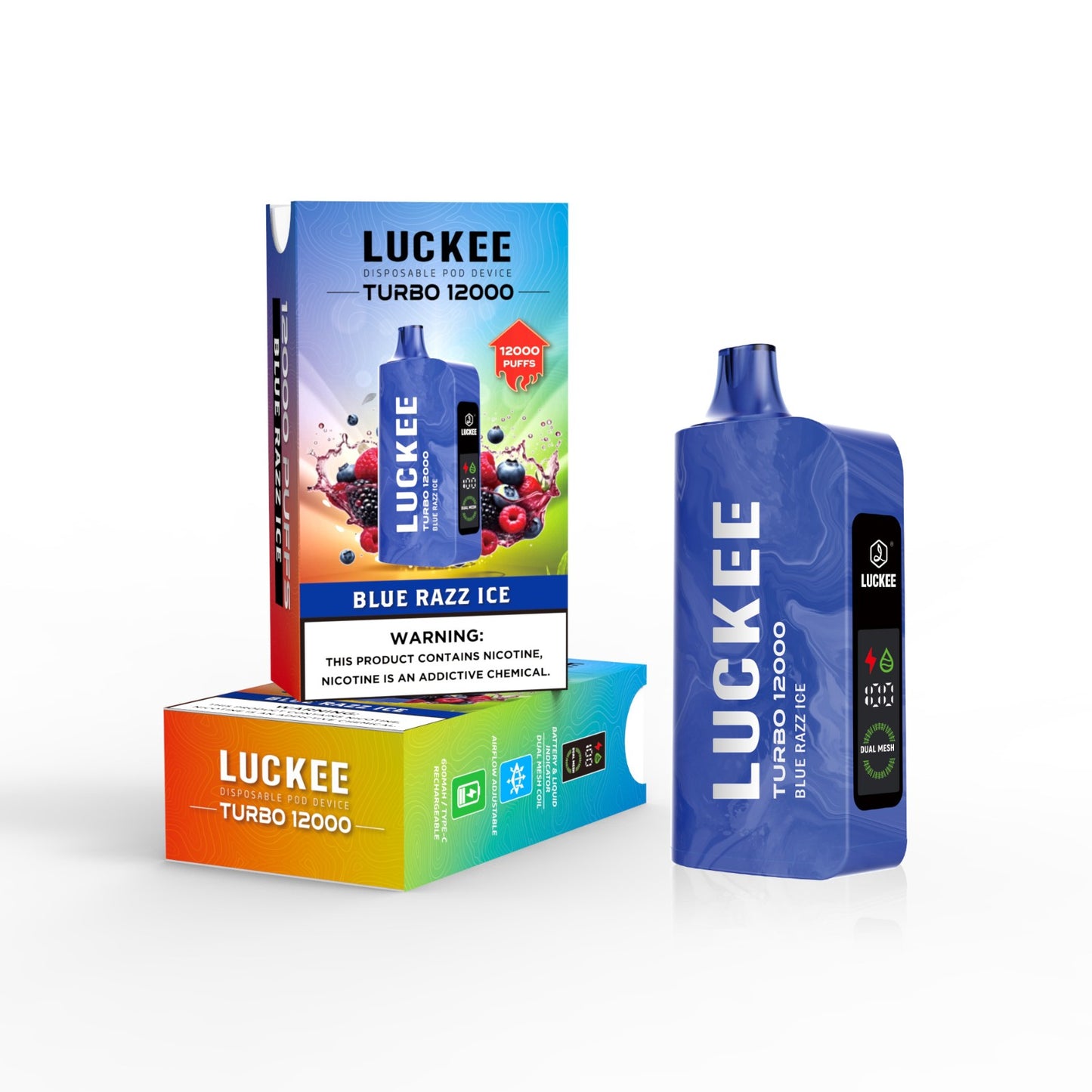 VAPROMA TURBO 12000 Disposable Vape Blue Razz Ice