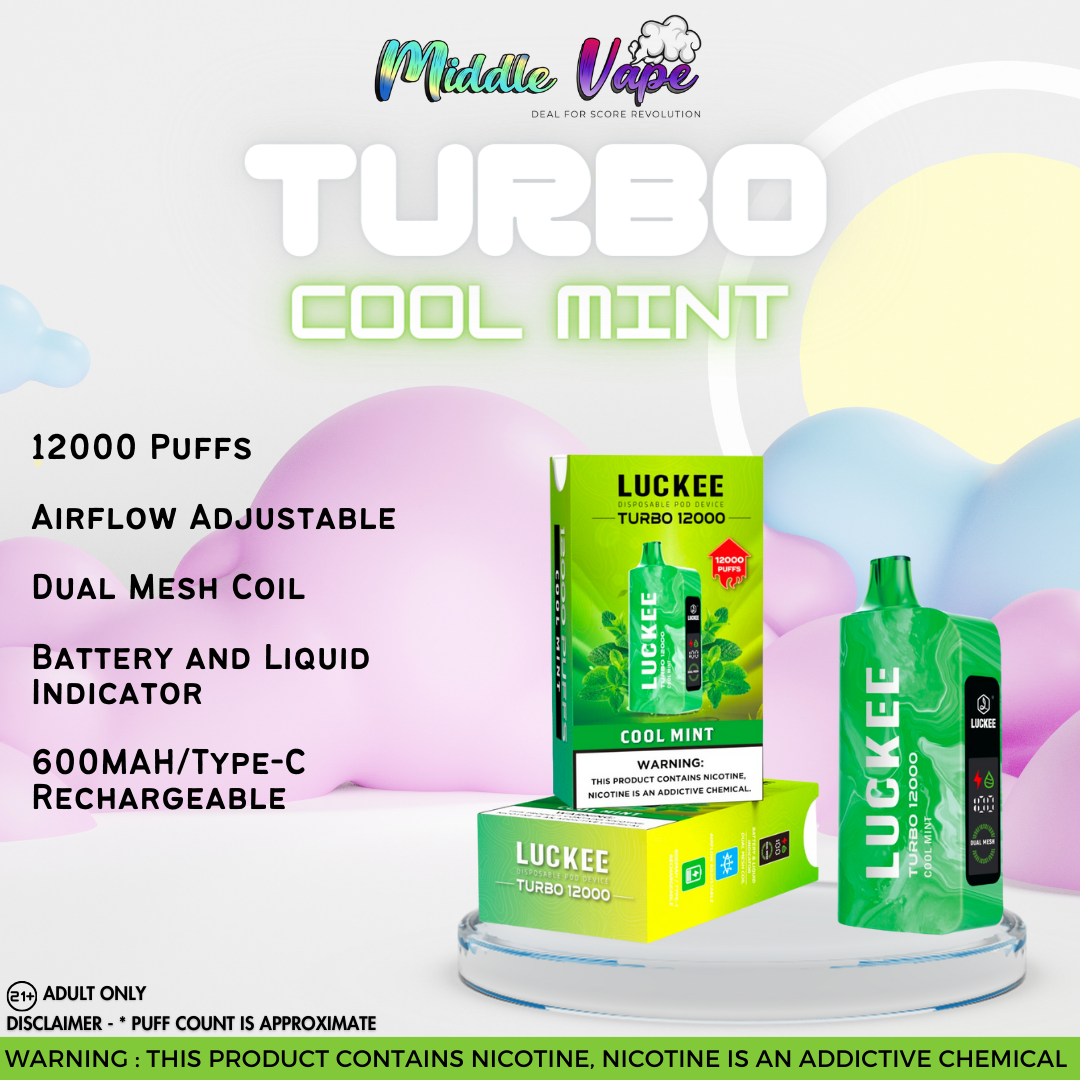 VAPROMA TURBO 12000 Disposable Vape Cool Mint