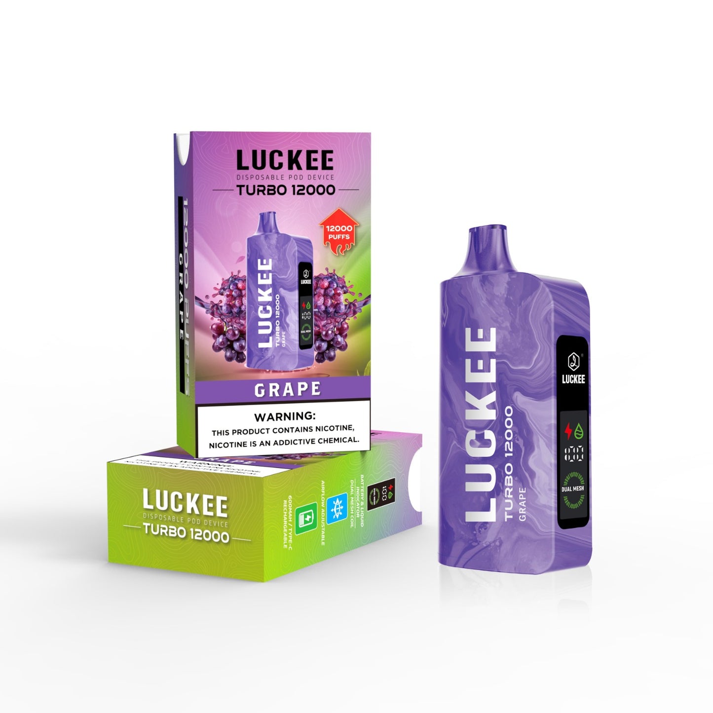 VAPROMA TURBO 12000 Disposable Vape Grape