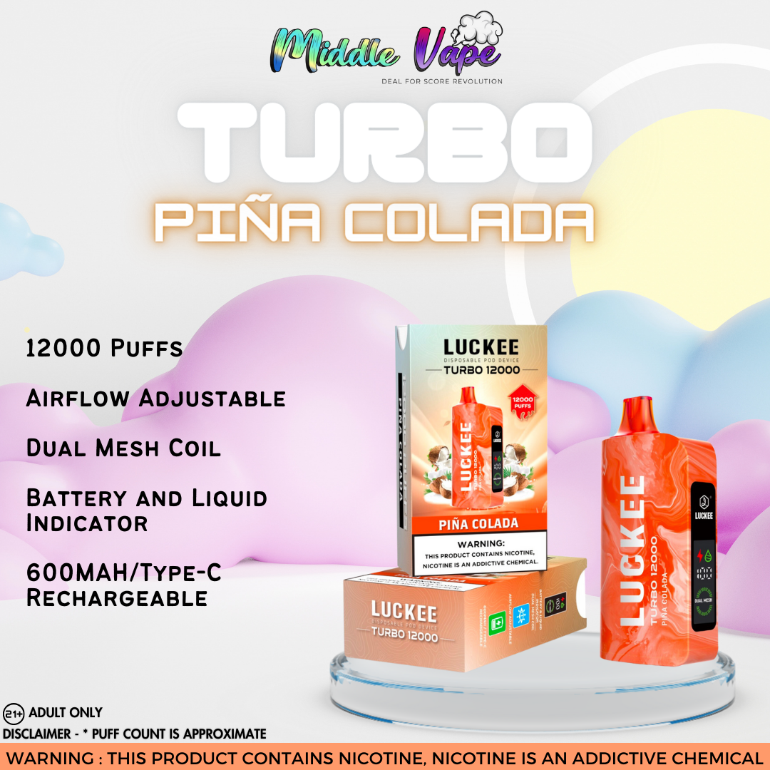 VAPROMA TURBO 12000 Disposable Vape Piña Colada