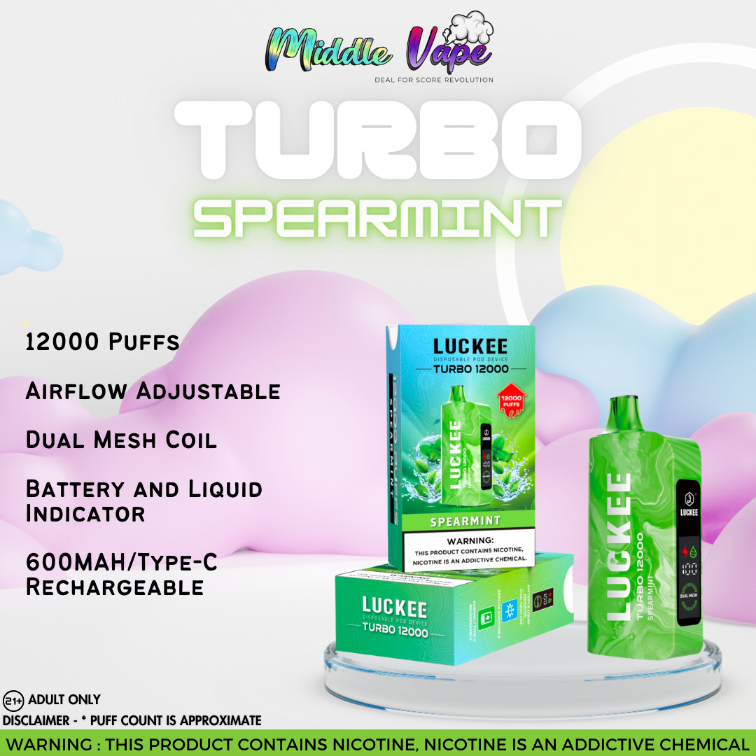 VAPROMA TURBO 12000 Disposable Vape Spearmint