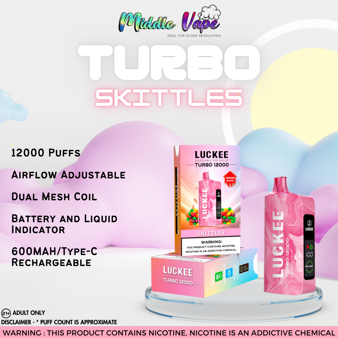 VAPROMA TURBO 12000 Disposable Vape Skittles