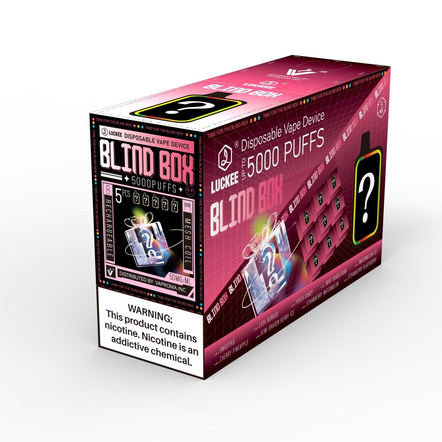 LUCKEE Blind box-B Lilac 5000 Disposable