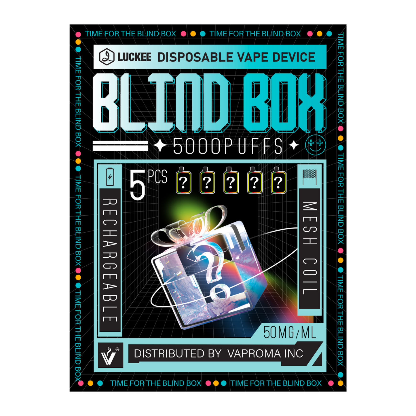 LUCKEE Blind box-A Lilac 5000 Disposable