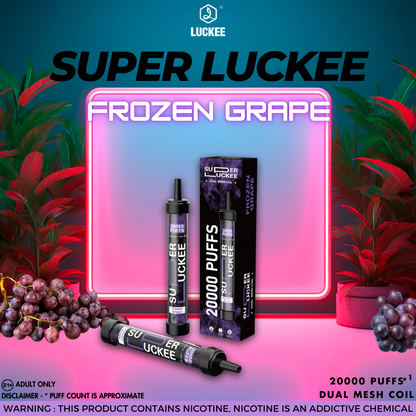 Super Luckee 20000 Disposable Vape FROZEN GRAPE