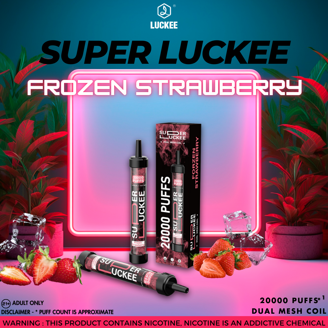 Super Luckee 20000 Disposable Vape FROZEN STRAWBERRY