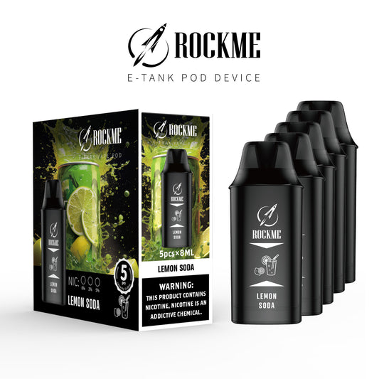 Rock Me E-Tanks Pods - 5pcs/ 8ml - Lemon Soda