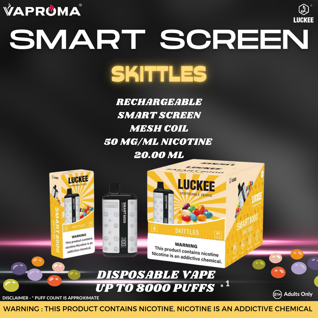 Smart Screen 8000 Disposable Vape SKITTLES