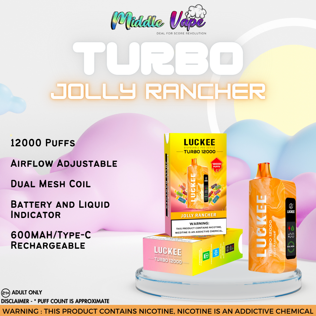 VAPROMA TURBO 12000 Disposable Vape Jolly Rancher