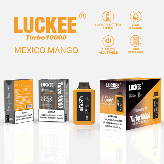 LUCKEE Turbo 10000 Disposable Vape MEXICO MANGO