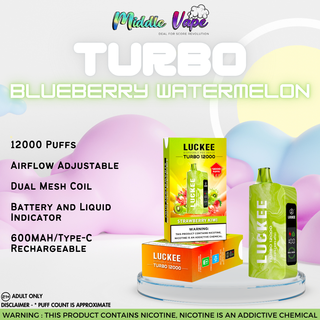 VAPROMA TURBO 12000 Disposable Vape Strawberry Kiwi