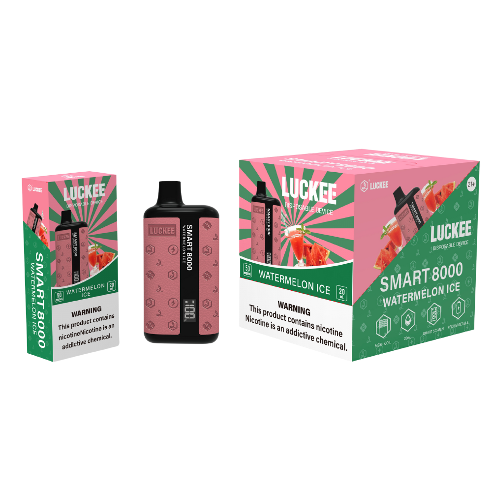 Smart Screen 8000 Disposable Vape WATERMELON ICE – middlevape.com